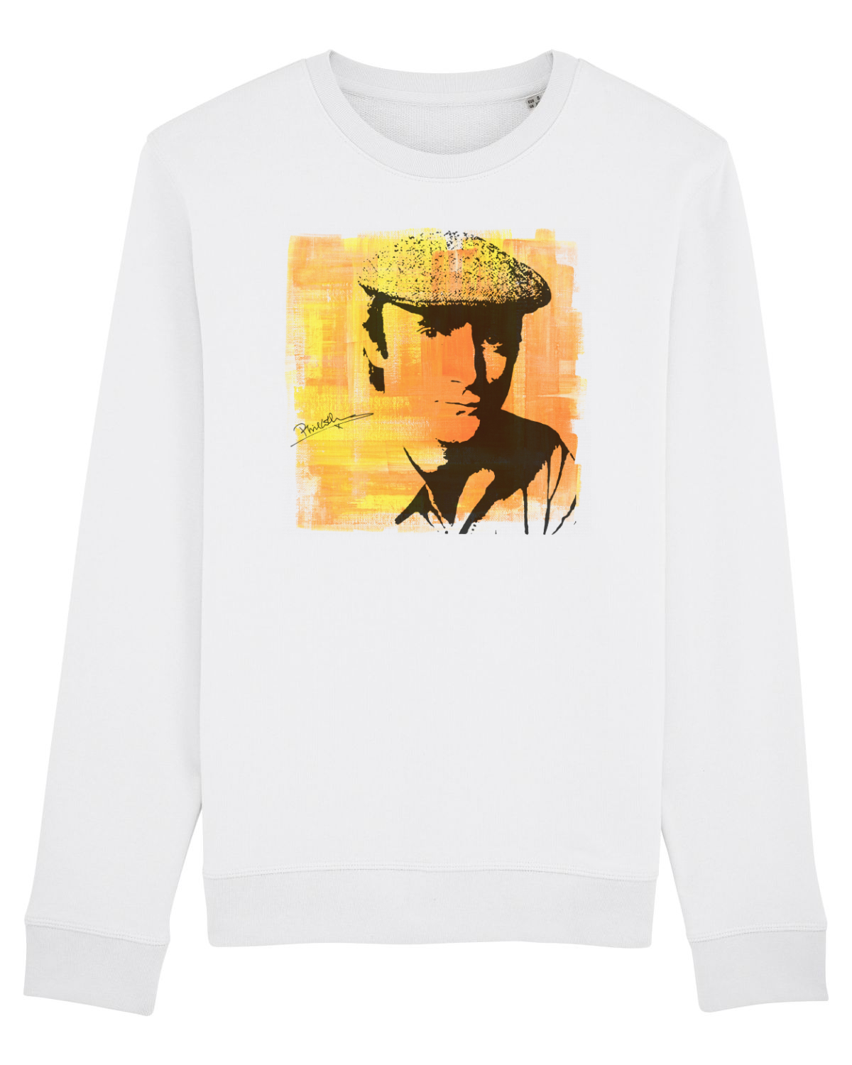Bluză mânecă lungă Unisex Rise White