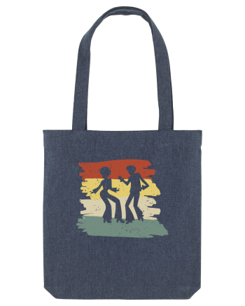 70s Disco Dancer Midnight Blue