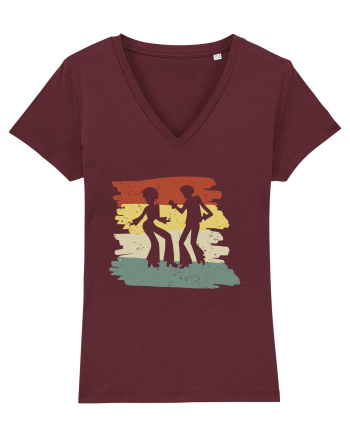 70s Disco Dancer Burgundy