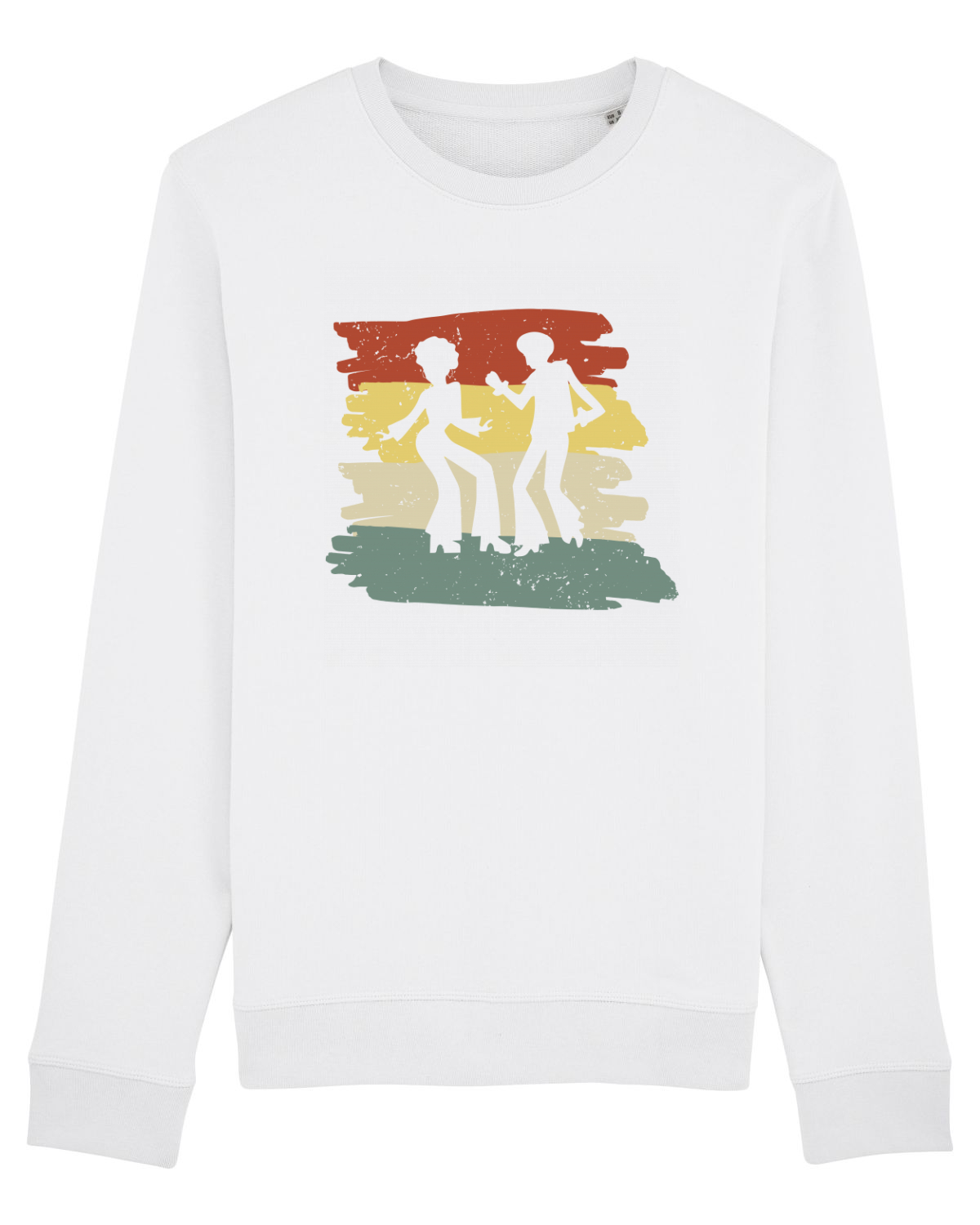 Bluză mânecă lungă Unisex Rise White