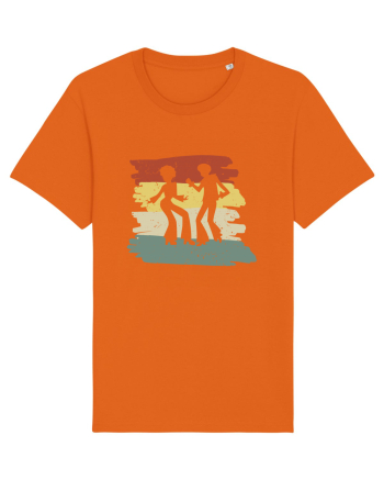 70s Disco Dancer Bright Orange