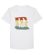 70s Disco Dancer Tricou mânecă scurtă guler larg Bărbat Skater