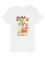 80s Baby 90s Made Me Cassette Retro Tricou mânecă scurtă  Copii Mini Creator