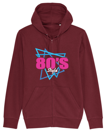 80s Style Burgundy