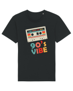90s Vibe Cassette Tape Tricou mânecă scurtă Unisex Rocker