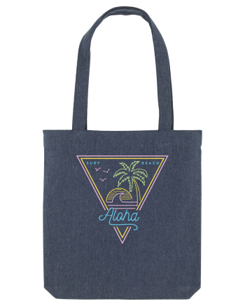 Aloha 80s Style Vintage Midnight Blue