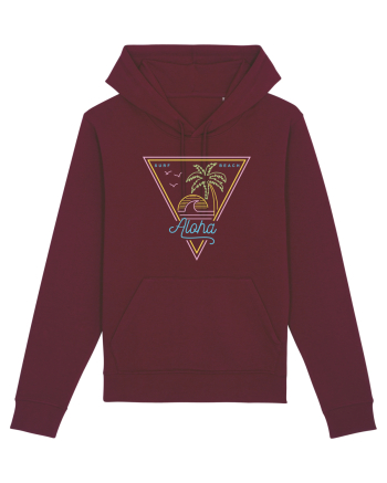 Aloha 80s Style Vintage Burgundy