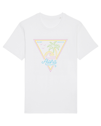 Aloha 80s Style Vintage White
