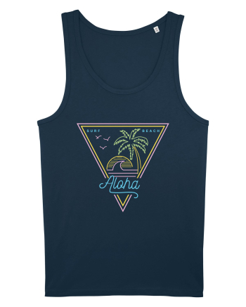 Aloha 80s Style Vintage Navy