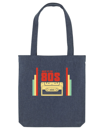 Back To 80s Vintage Style Midnight Blue