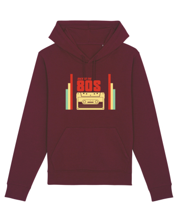 Back To 80s Vintage Style Burgundy