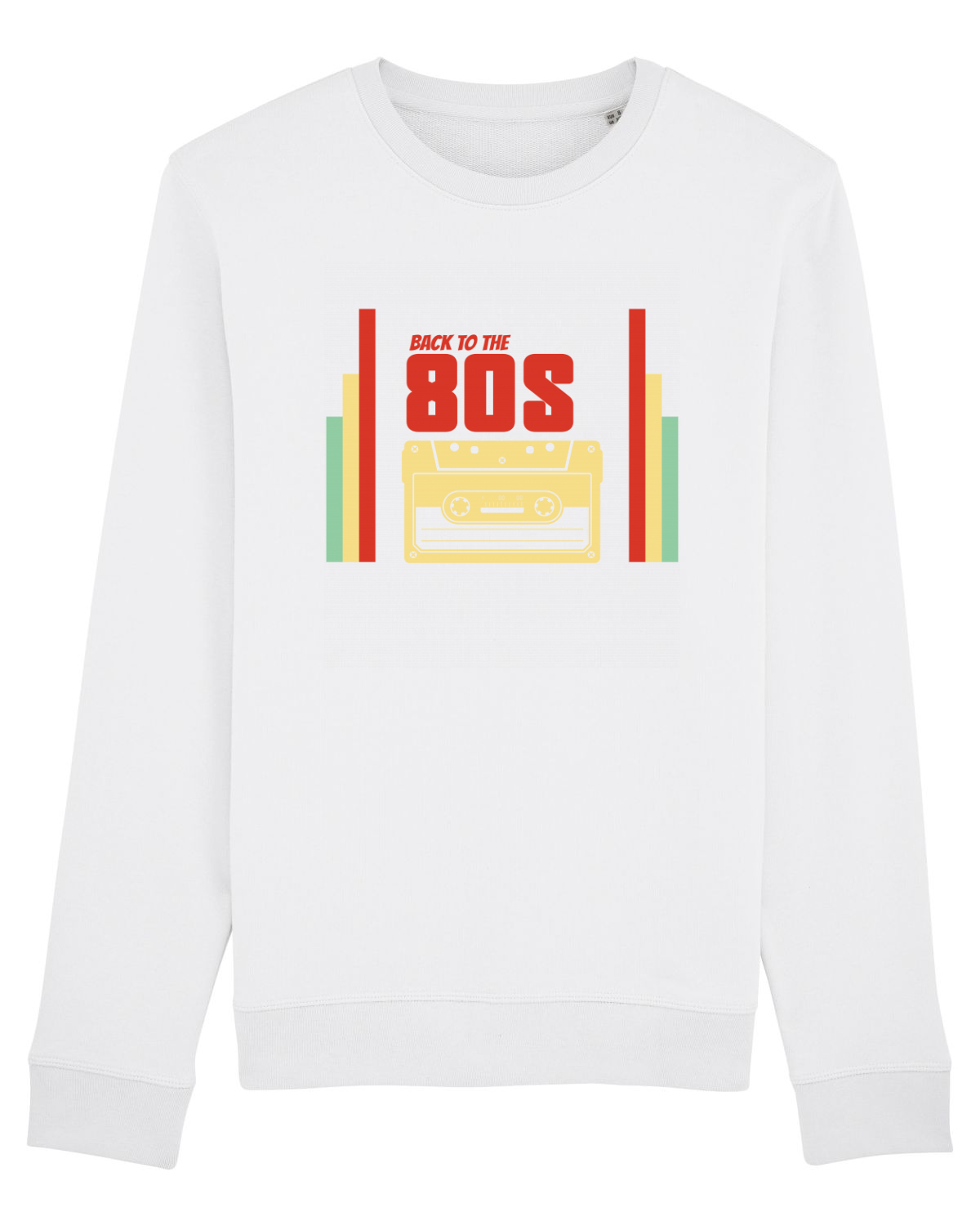 Bluză mânecă lungă Unisex Rise White