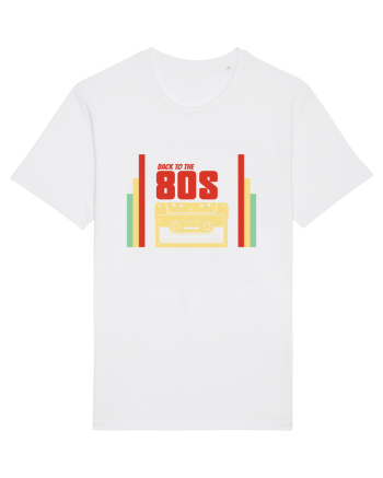 Back To 80s Vintage Style White
