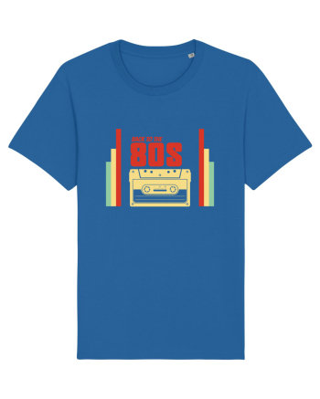 Back To 80s Vintage Style Royal Blue