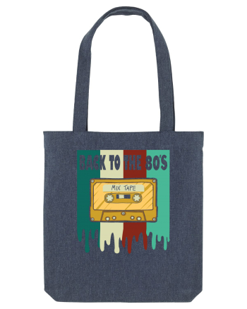 Back To The 80s Cassette Tape Midnight Blue