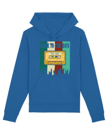 Back To The 80s Cassette Tape Royal Blue