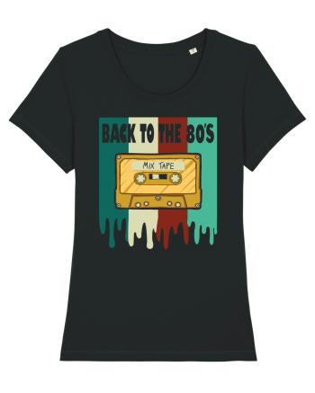 Back To The 80s Cassette Tape Black