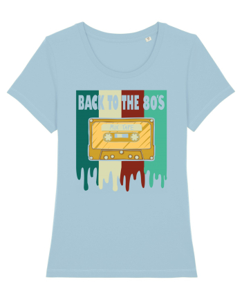 Back To The 80s Cassette Tape Sky Blue