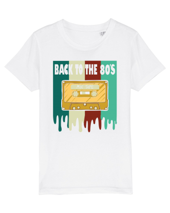 Back To The 80s Cassette Tape White