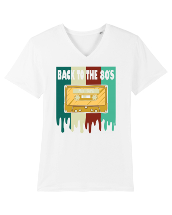 Back To The 80s Cassette Tape White