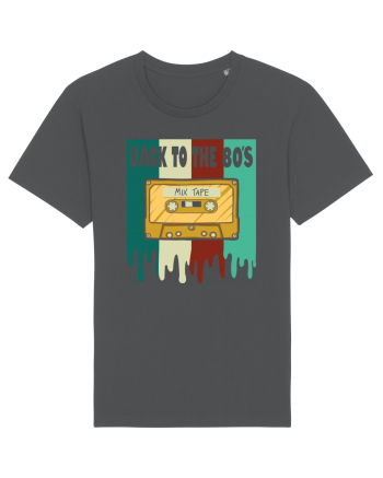 Back To The 80s Cassette Tape Anthracite