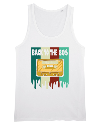 Back To The 80s Cassette Tape White
