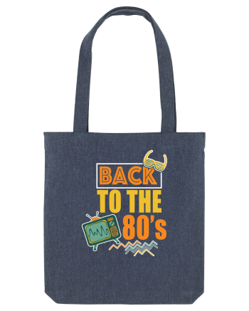 Back To The 80s Vintage Style Midnight Blue
