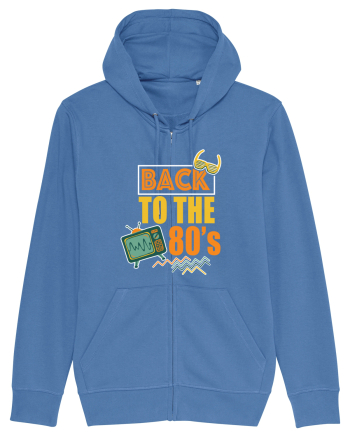 Back To The 80s Vintage Style Bright Blue