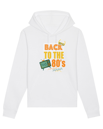 Back To The 80s Vintage Style White