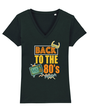 Back To The 80s Vintage Style Black