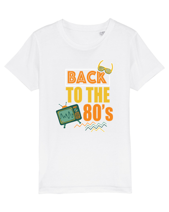 Back To The 80s Vintage Style White