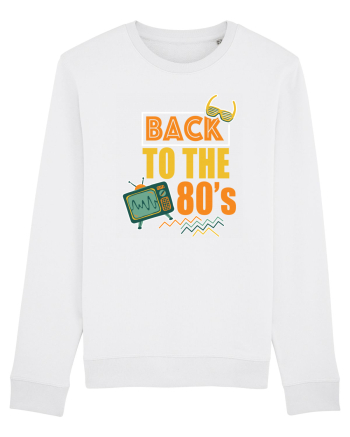 Back To The 80s Vintage Style White