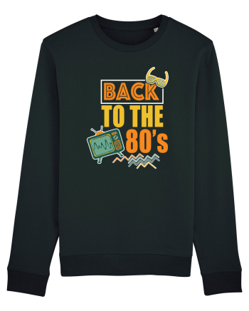 Back To The 80s Vintage Style Black