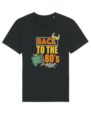 Back To The 80s Vintage Style Black