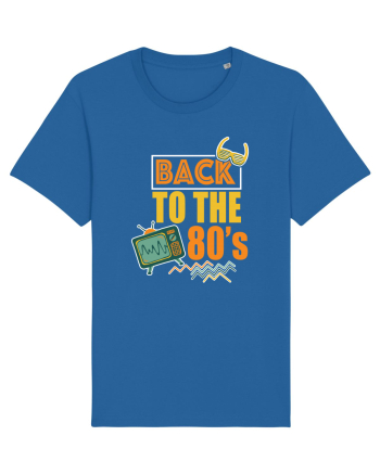 Back To The 80s Vintage Style Royal Blue
