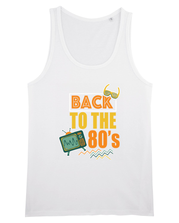 Back To The 80s Vintage Style White