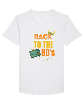 Back To The 80s Vintage Style White