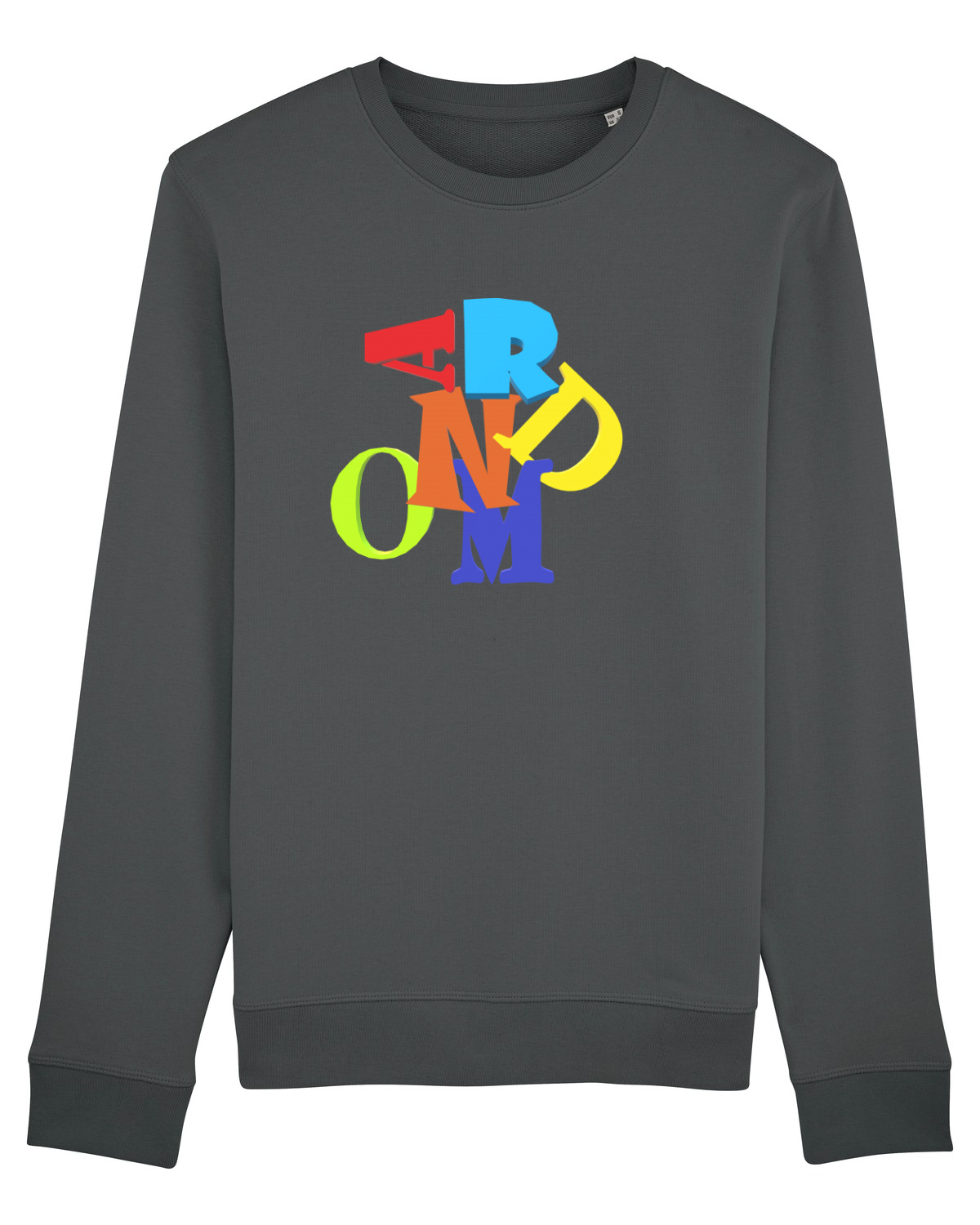 Bluză mânecă lungă Unisex Rise Anthracite