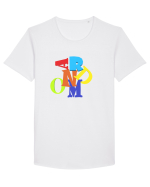 Random Tricou mânecă scurtă guler larg Bărbat Skater