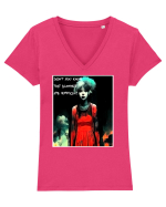 mystycal blonde Tricou mânecă scurtă guler V Damă Evoker