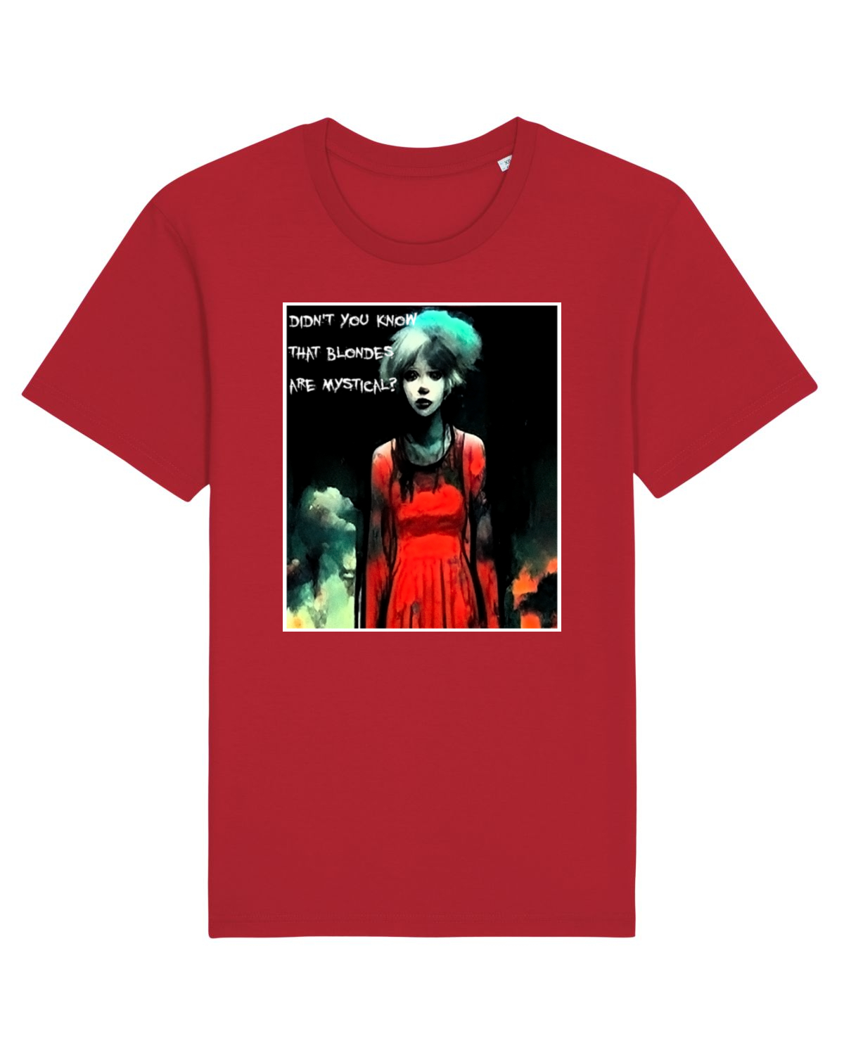 Tricou mânecă scurtă Unisex Rocker Red
