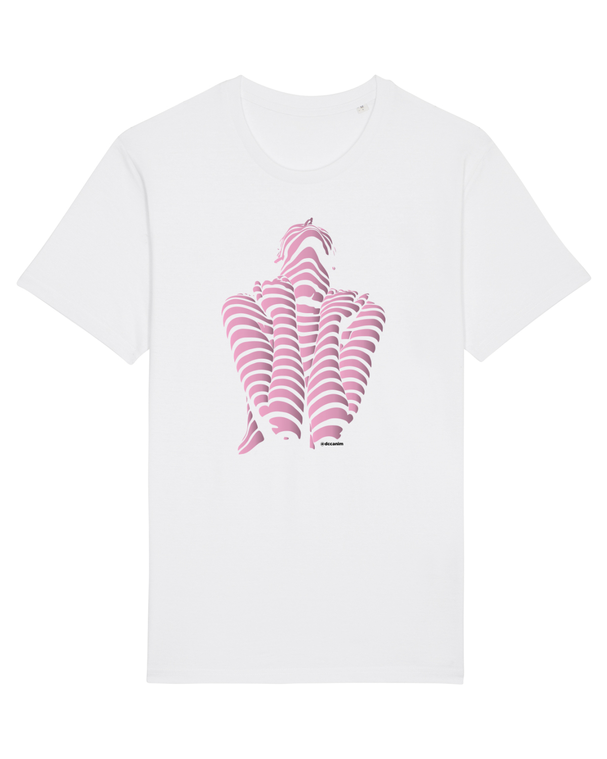 Tricou mânecă scurtă Unisex Rocker White