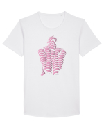 Line-up, plum  Tricou mânecă scurtă guler larg Bărbat Skater