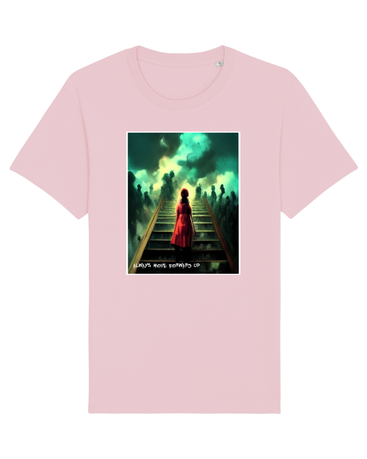 Tricou mânecă scurtă Unisex Rocker Cotton Pink