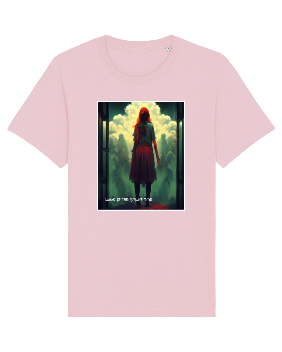 Tricou mânecă scurtă Unisex Rocker Cotton Pink
