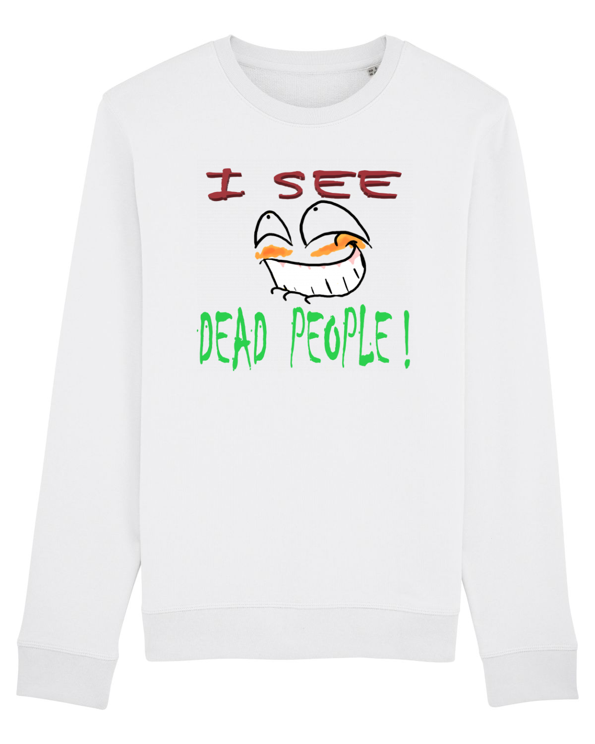 Bluză mânecă lungă Unisex Rise White