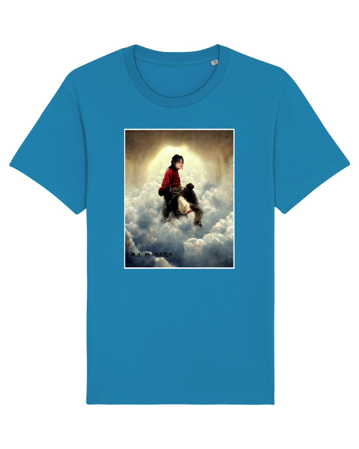Tricou mânecă scurtă Unisex Rocker Azur