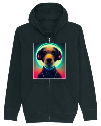 cute dog dj Black