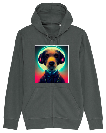 cute dog dj Anthracite