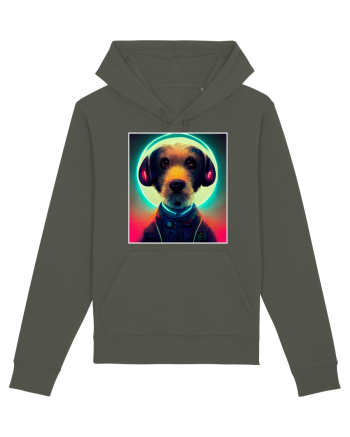 cute dog dj Khaki